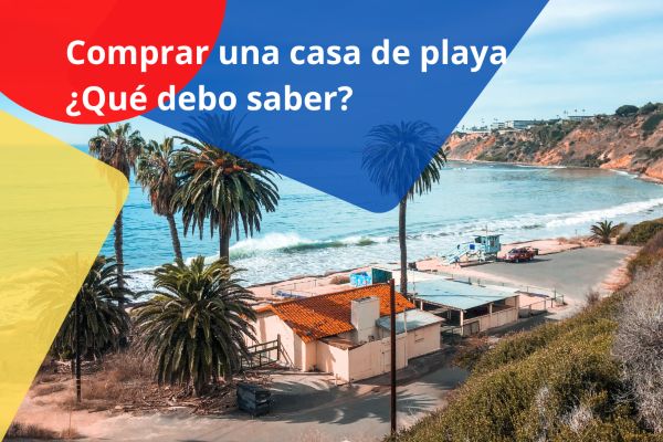 Comprar una casa de playa, fotografía de una propiedad en la playa.